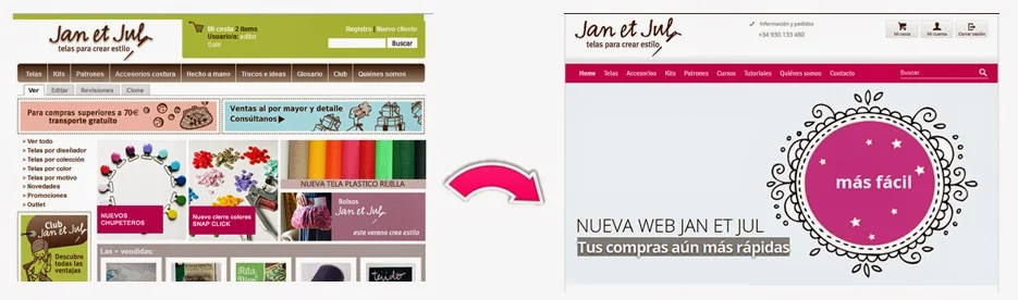 Nueva web de Jan et Jul