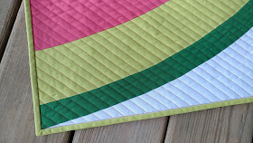 Sliced mini quilt for Moda by Slice of Pi Quilts