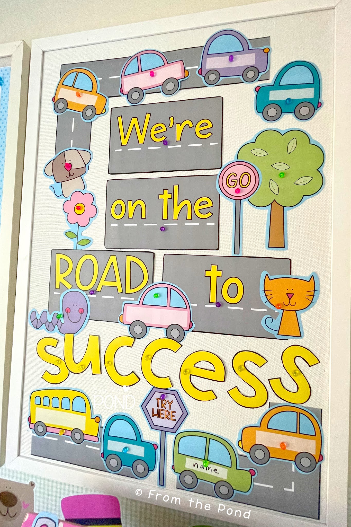 were on the road to success bulletin board