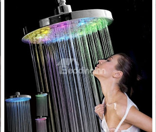  Change Color Temperature Control Supercharge flash LED Shower Head