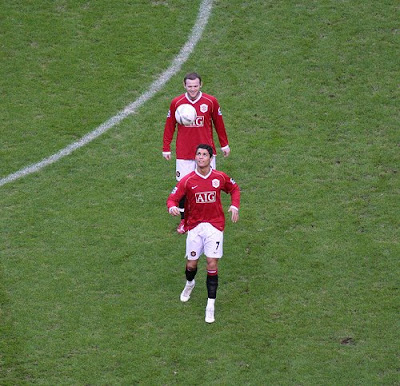 Cristiano Ronaldo and Wayne Rooney