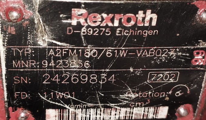 REXROTH A2FM180/61W-VAB027 HYDRAULIC MOTOR