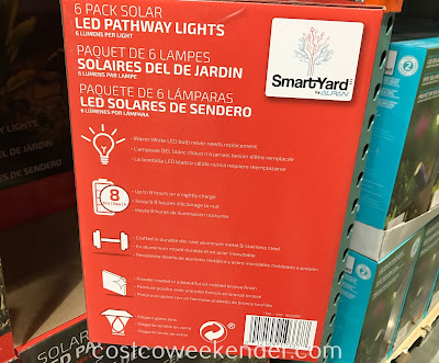 Add more light outside of your home the Alpan SmartYard Solar LED Pathway Lights
