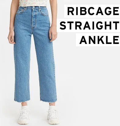 Ribcage Straight Ankle Jeans