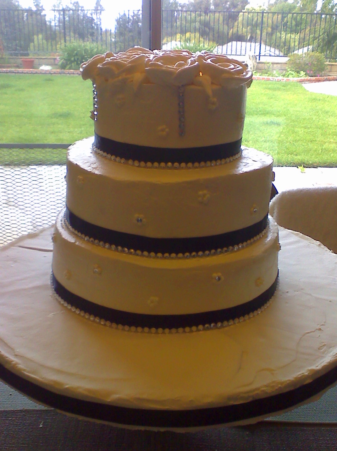 buttercream wedding cake images Wedding Cake Extravaganza—Vanilla buttercream cake with Fresh 