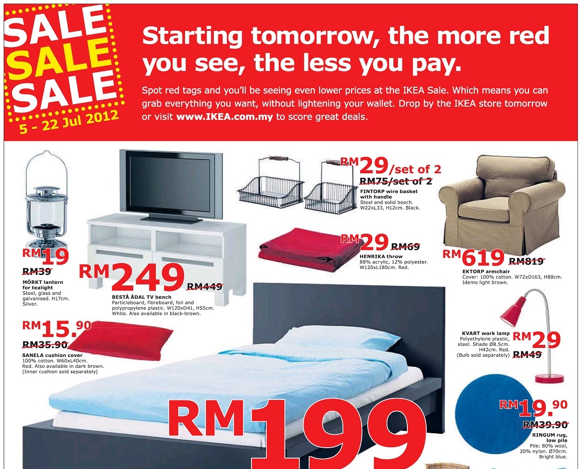 IKEA Red Sale! Sale! Sale! (5 - 22 July) | Sales nonstop
