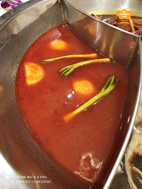 Da Long Yi Hot Pot Menu - Tomato Soup Base