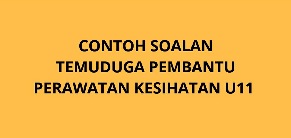 Contoh Soalan Temuduga Spa Brunei - Selangor m