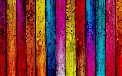 Rainbow Colors Wood Texture HD Desktop Wallpaper