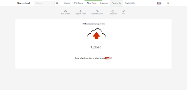 Dapatkan Penyimpanan File Gratis Dan Bonus Dollar Dari Userscloud