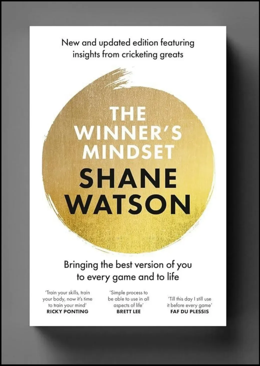 Australian cricketer Shane Watson's book 'The Winner's Mindset' released