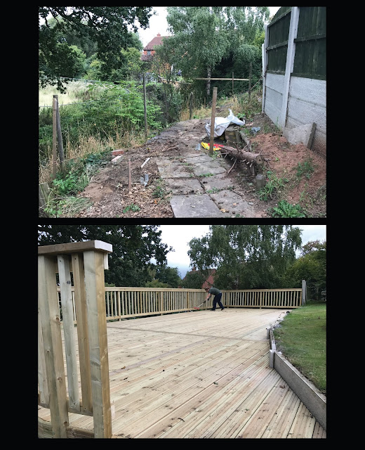 Sloping deck