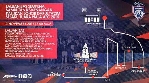 Laluan Perarakan JDT