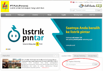 Cara Cek Tagihan Rekening Listrik PLN Secara Online ~ LKP 