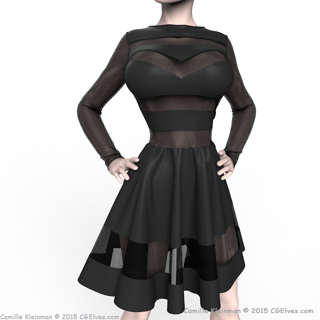 Marvelous Designer Dress from CGElves Marvelous Designer Clo3d V.5 Training