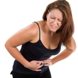  can range in intensity from a mild stomach ache to severe acute pain