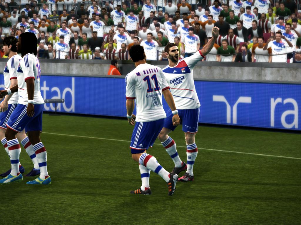 Download New Kits Olympique Lyonnais 2012 2013 for PES 