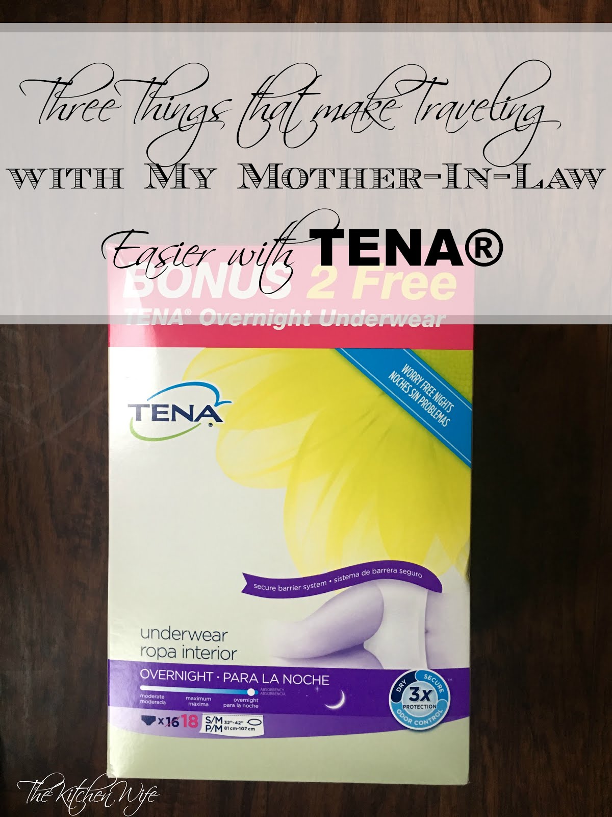 Three Items That Make Traveling with My Mother-In-Law Easier with TENA®