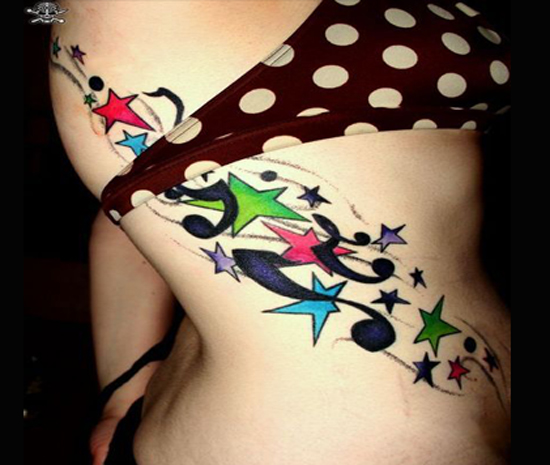 Moon Star tattoo Designs moon and stars tattoos