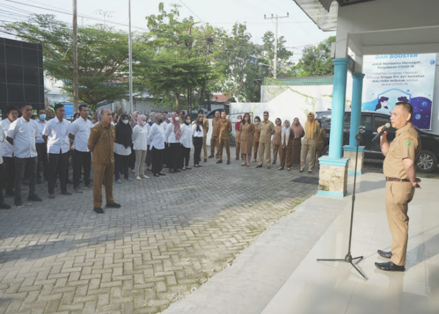 Apel Perdana Tahun 2023, Kepala Dinas Kominfo Kota Medan Himbau Jajarannya Tingkatkan Kinerja Pelayanan Informasi Masyarakat 