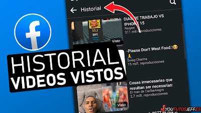 ver historial de videos vistos facebook