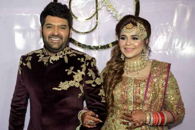 kapil sharma and ginni chatrath's wedding photos and pics