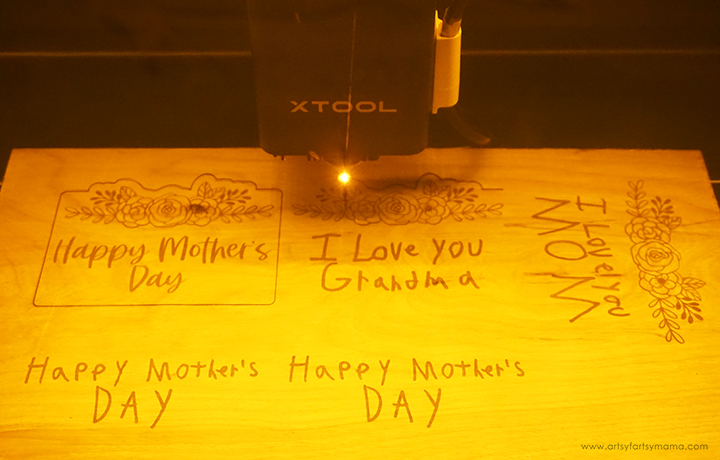 Mother's Day Wooden Gift Card Holder