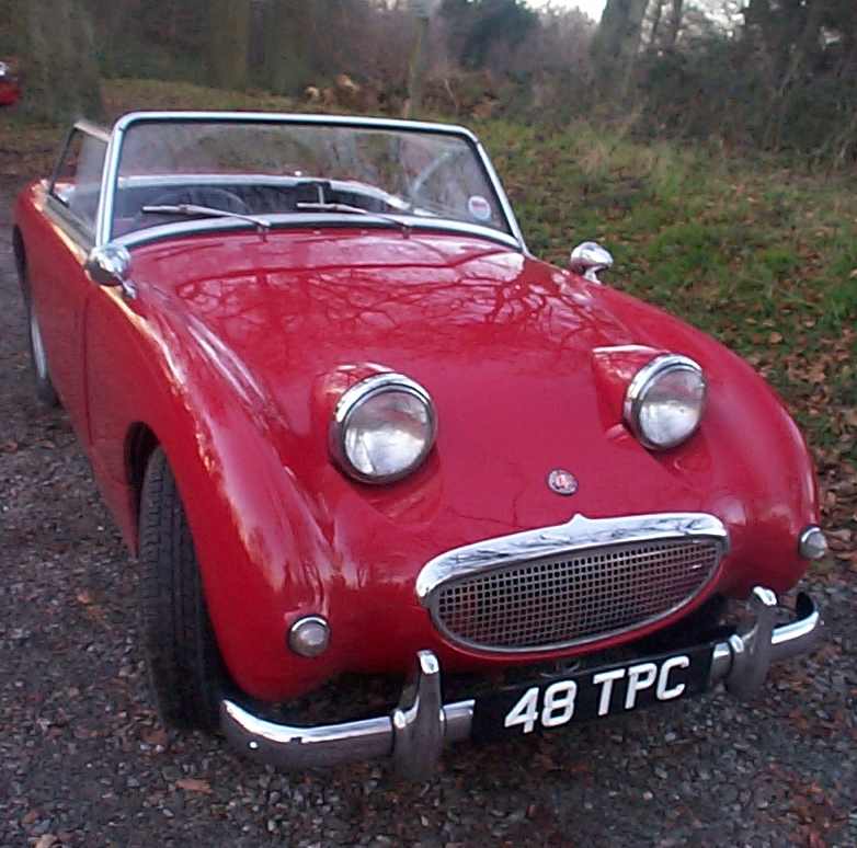 My first car a Mk1 Austin Healey Sprite The famous Frogeye sold a few