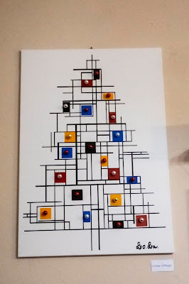 L'albero di Natale in stile Mondrian di Lorena Lamagni