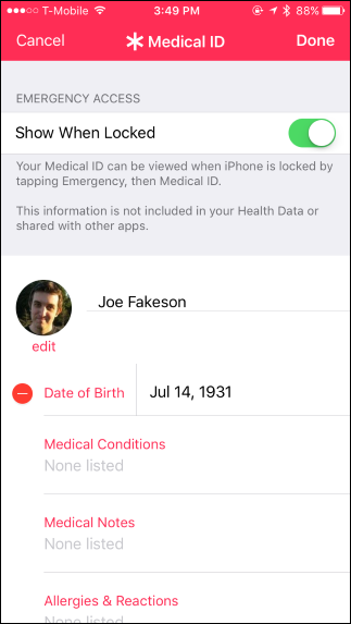 How to Show Emergency Medical Information on Your iPhone