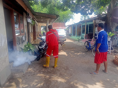 Cegah Peningkatan DBD, Puskesmas Panji Lakukan Fogging dan PSN