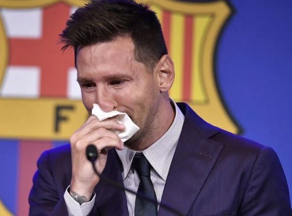 Emotional Lionel Messi To Good Bye 