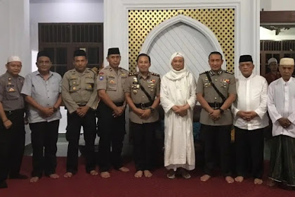 Selesai Acara Sertijab Kapolresta, Bersilaturahmi Seorang Ulama Kharismatik