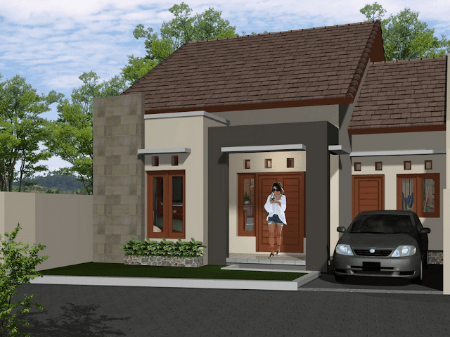 Desain Rumah Minimalis Type 90 Satu Lantai