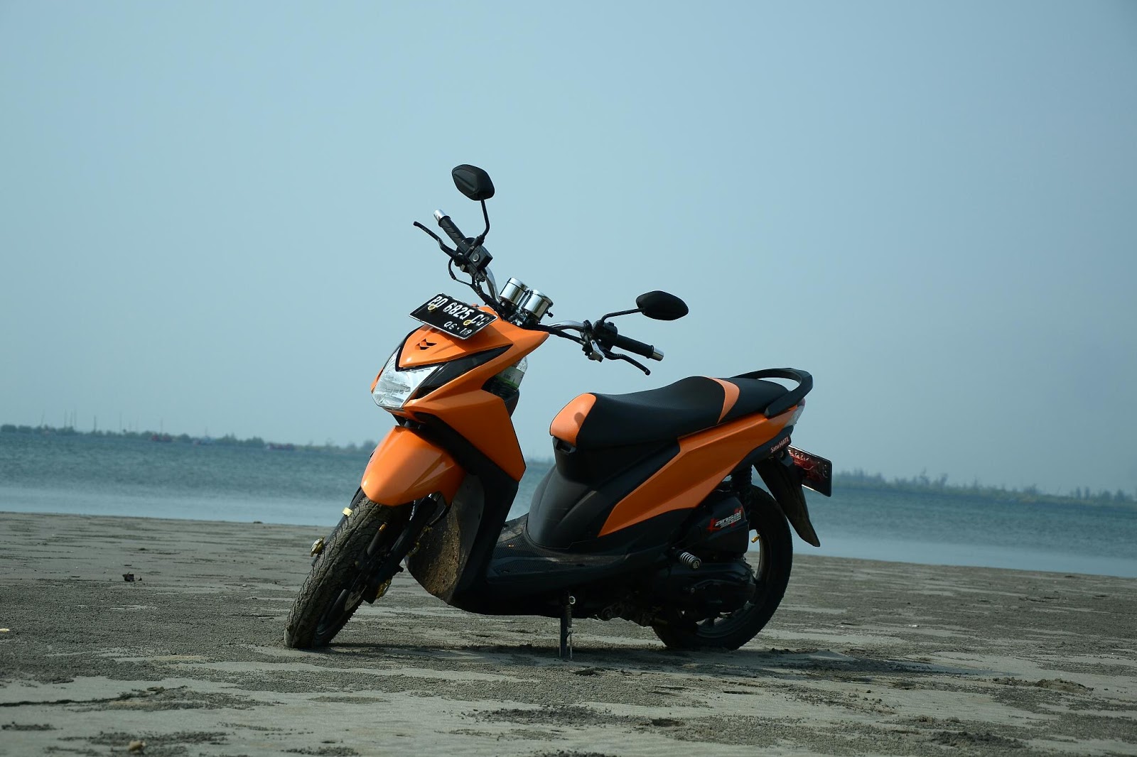 Download Kumpulan Modif Honda Beat Fi Orange Terbaru 