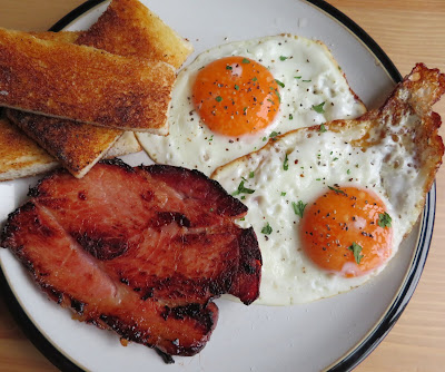 Proper Fried Ham & Eggs