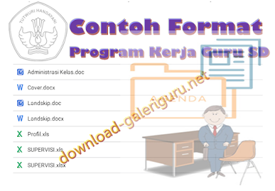 Contoh Format Program Kerja Guru SD