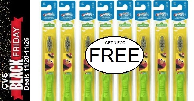 FREE Crest Kid's Toothbrush CVS Deals