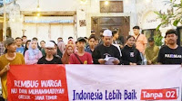 Nah loh ada? Rembuk Warga Nu dan Muhammadiyah di Gresik aku prihatin, Lebih Baik Tanpa 02