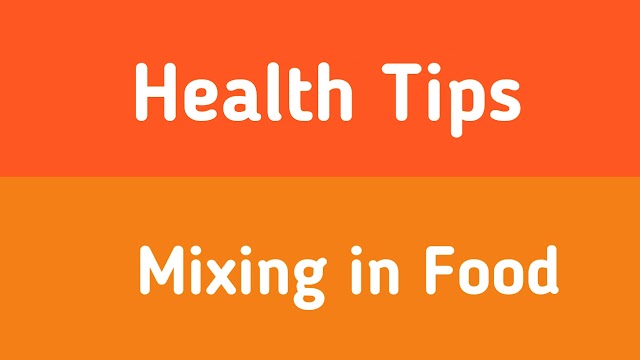 Mixing in Food