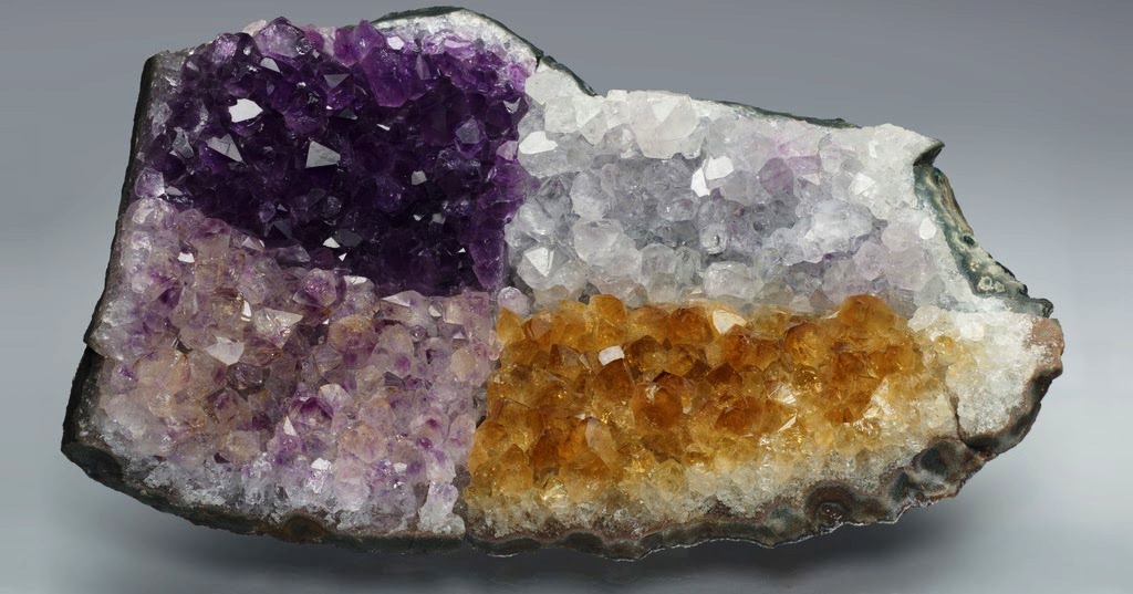 Change In The Color Of Amethyst Crystals
