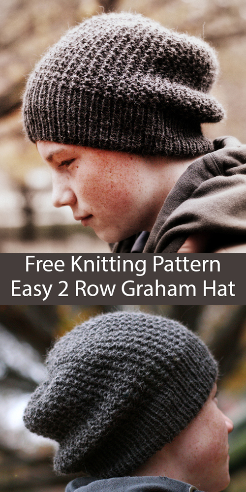 Easy 2 Row Repeat Graham Hat - Free Pattern