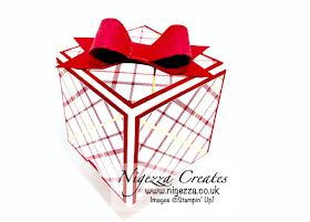 Nigezza Cretes with Stampin' Up! Wrapped In Plaid Gift Box With Box but not EPB