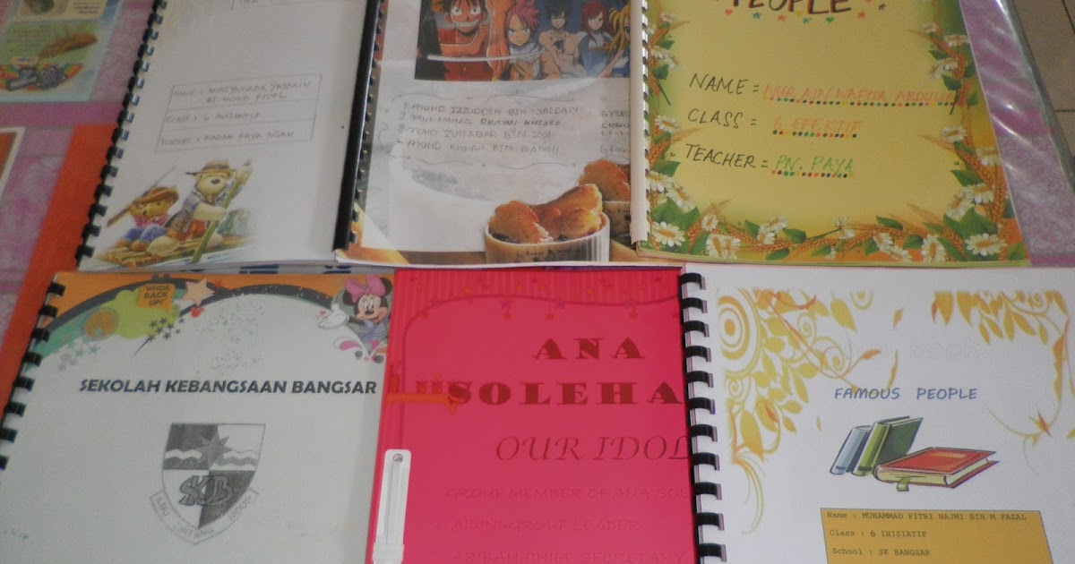 Format Buku Skrap Sekolah Rendah - Healthy Body Free Mind