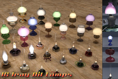 IG Iray Oil Lamps