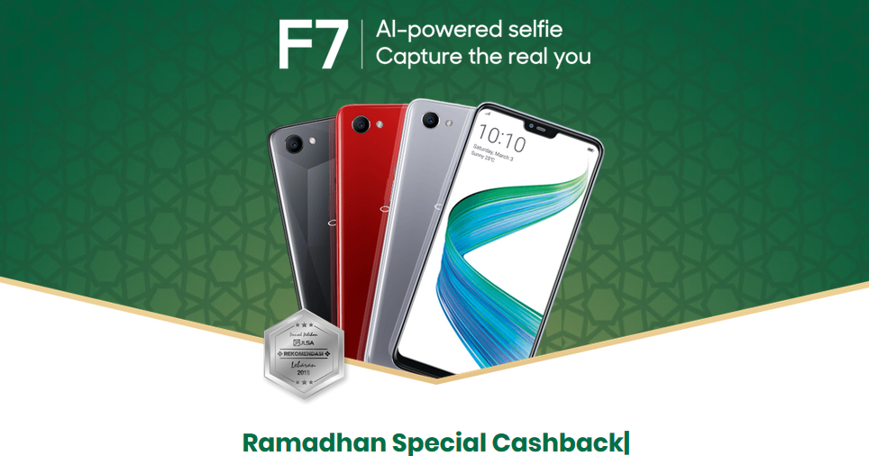 OPPO Gelar Promo Ramadhan Special Cashback 2018 Hingga Rp 