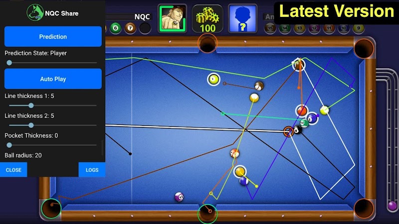 8 Ball Pool MOD Menu APK v55.4.3 (Long Line, Auto Play, Aim) 