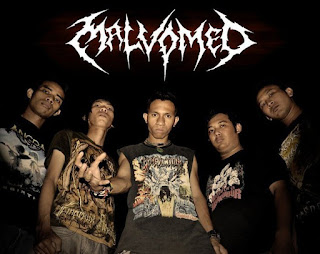 Malvomed band Technical death Metal Samarinda