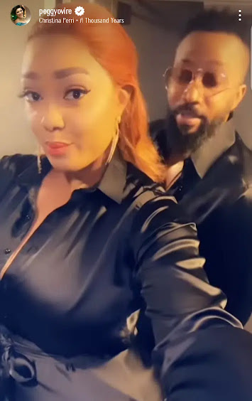 Moyo Lawal taunts Peggy Ovire as she shares video with hubby