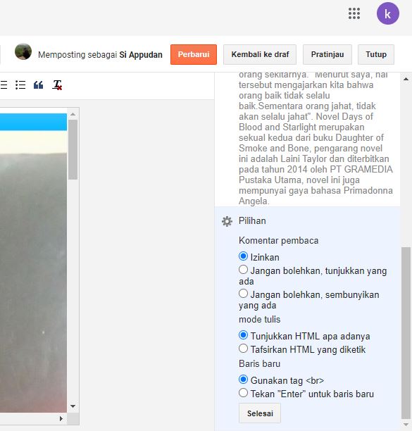 CARA MUDAH MENGAKTIFKAN KOLOM KOMENTAR PADA TEMPLATE VIOMAGZ